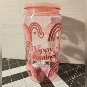 Pink Valentine's Day Tumbler